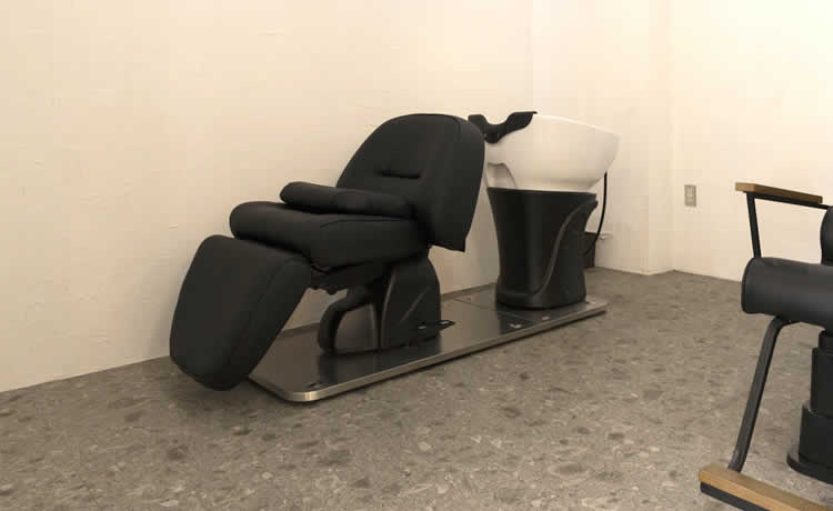 フルフラットタイプのシャンプー台