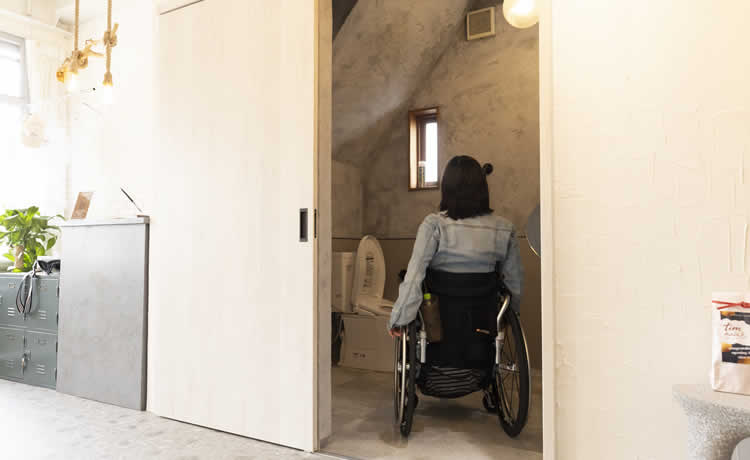 車いすのお客様